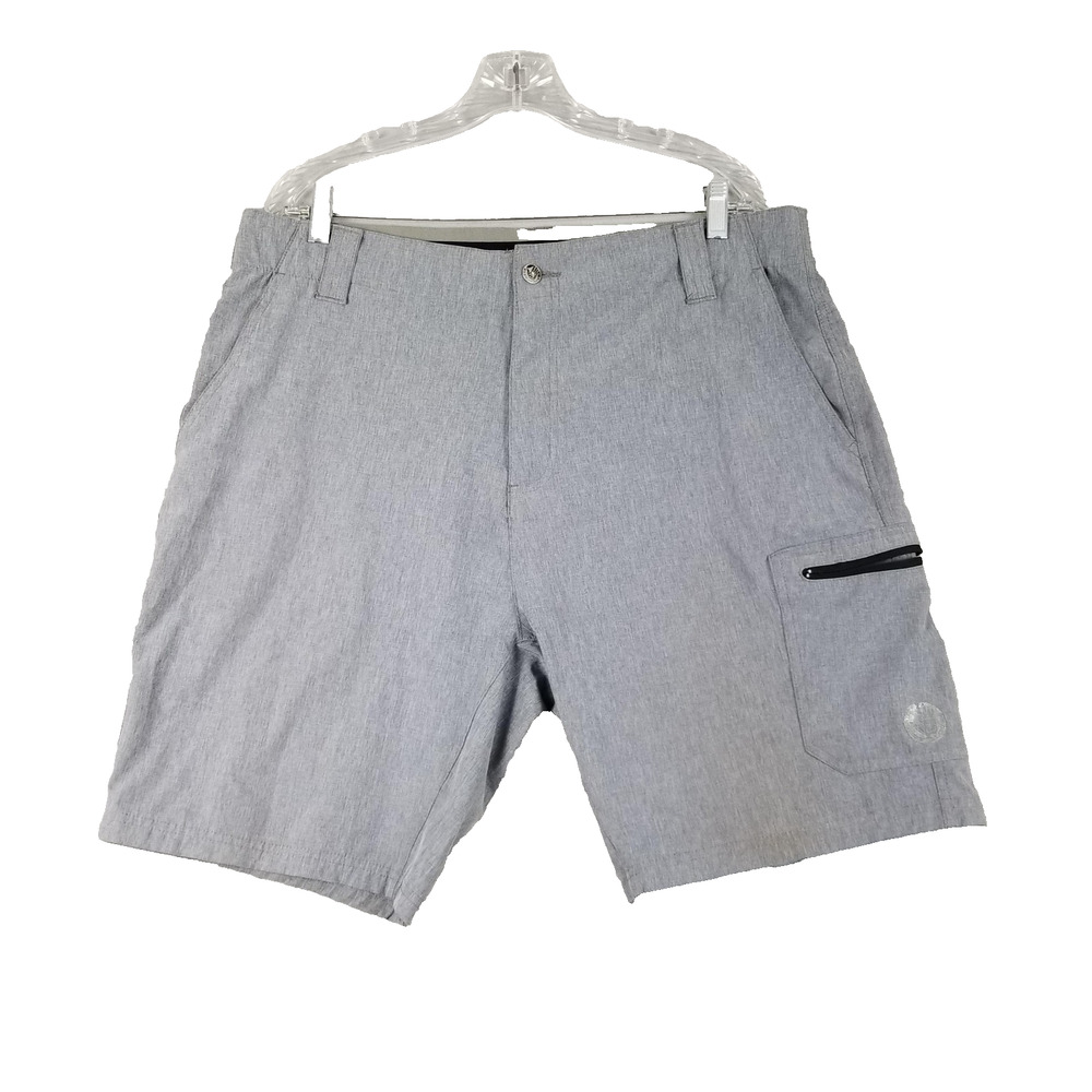 Body Glove Shorts Mens XL 36‎ Gray Casual Outdoor Lightweight Zip Pocket Surf